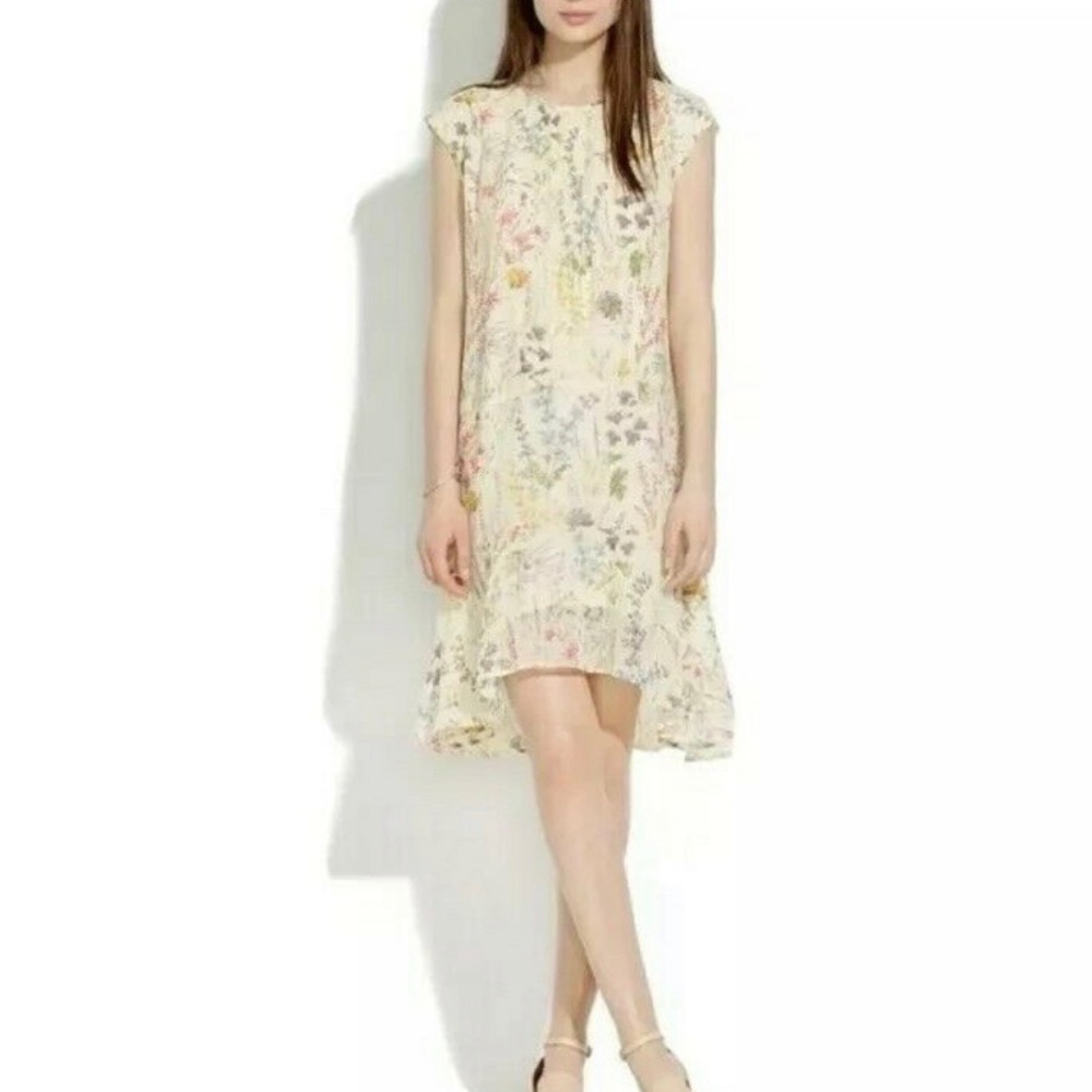 Madewell silk floral dress